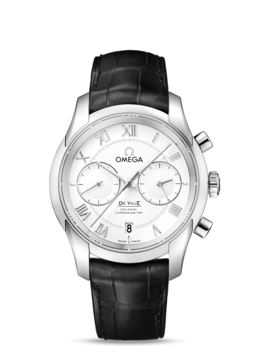 Omega De Ville Co-Axial 42 Chronograph Stainless Steel / Silver